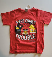 Tee-shirt rouge Angry bird 6 ans