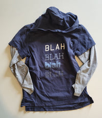 Sweat a capuche blah blah blah 5-6ans