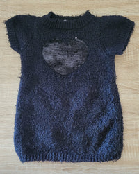 Tunique hiver motif cœur