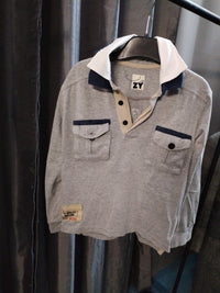Polo manche longue garçon 8 ans
