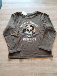 Pull garçon kaki