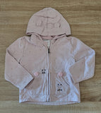 Gilet rose avec des pandas