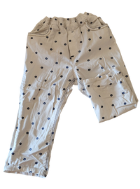 Pantalon blanc avec fleur