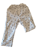 Pantalon blanc avec fleur