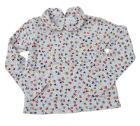 Chemisette aux motifs fleurs