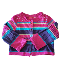 Gilet fin rose multicolores