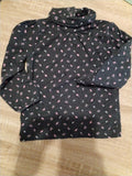 Pull fille motifs fleurs