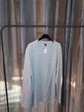 Pull cache cœur femme gris