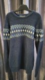 Pull hiver bleu