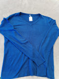 Pull femme bleu